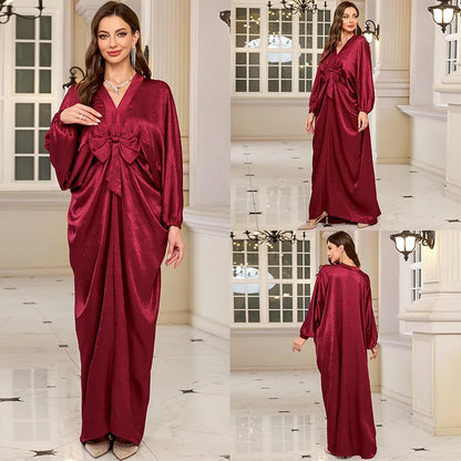 Frauen bestickte lange Kaftane Plus Size Kaftan Kleider Strand Badeanzug Cover Up Moomoo Kleid marokkanische Robe