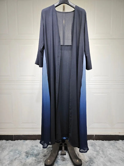 Ramadan Open Chiffon Kimono Abaya Damen Dubai Kaftan Muslim Coat Prayer Clothes Women Djellaba Kebaya Robe Femme Musulmane