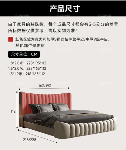 Hohes Kopfteil, Doppelbettgestell, schlichtes Holz, elegantes Queen-Size-Bett, Einzelbettgestell, Nachttische, Aufbewahrung, Cama Moderno Lujo-Möbel