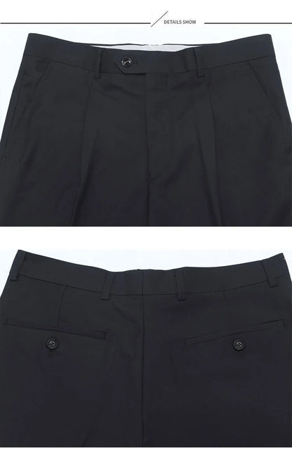 Big Fat Tall Men Clothing Men Dress Pants Extra Long Length Black Trouser Male Slim Plus Large Size Clothes 190cm 120cm 200 Cm.