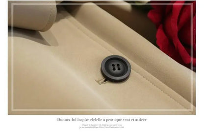 Lässige Langarm-Oberbekleidung, Trenchcoat für Damen, 2024, Herbst-Winter-Mode, Schnürung, lang, neu in Mänteln und Jacken, elegant.