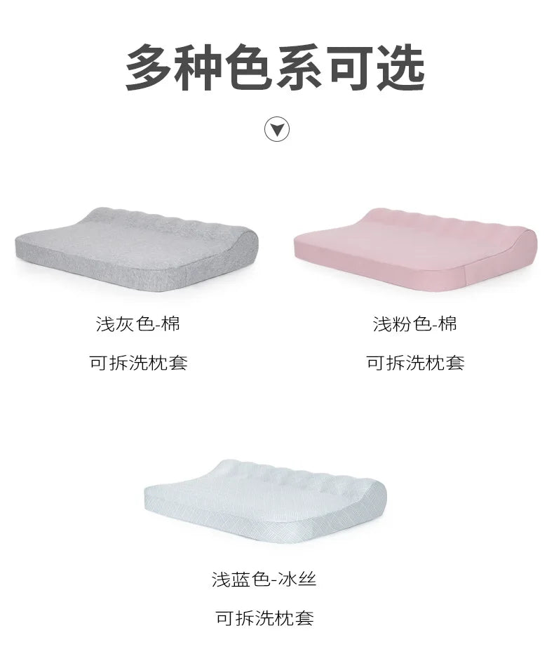 New Natural Latex Pillow with Organic Cotton Cover Standard Size Soft Pressure Relief Neck Pain Relief Bed Pillow for Side Queen.