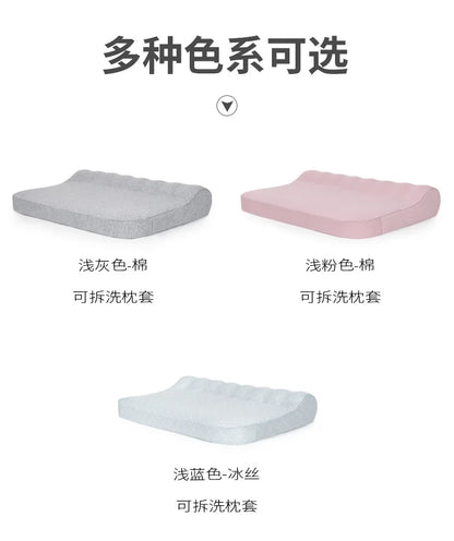 New Natural Latex Pillow with Organic Cotton Cover Standard Size Soft Pressure Relief Neck Pain Relief Bed Pillow for Side Queen.