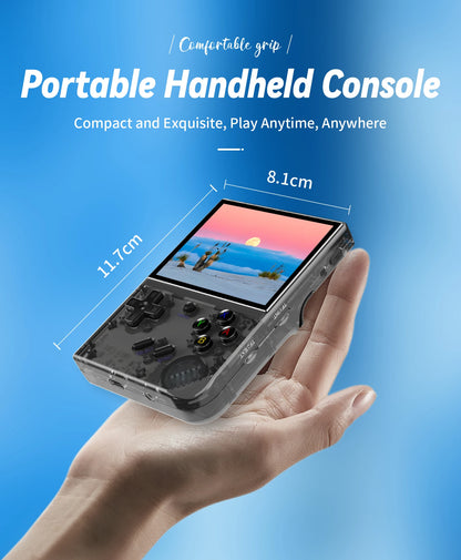 ANBERNIC RG35XX RG35XX PLUS Retro Handheld Game PlayerBuilt-in 64G TF 5000+ Classic Games Support-HDMI TV Portable Game Player.