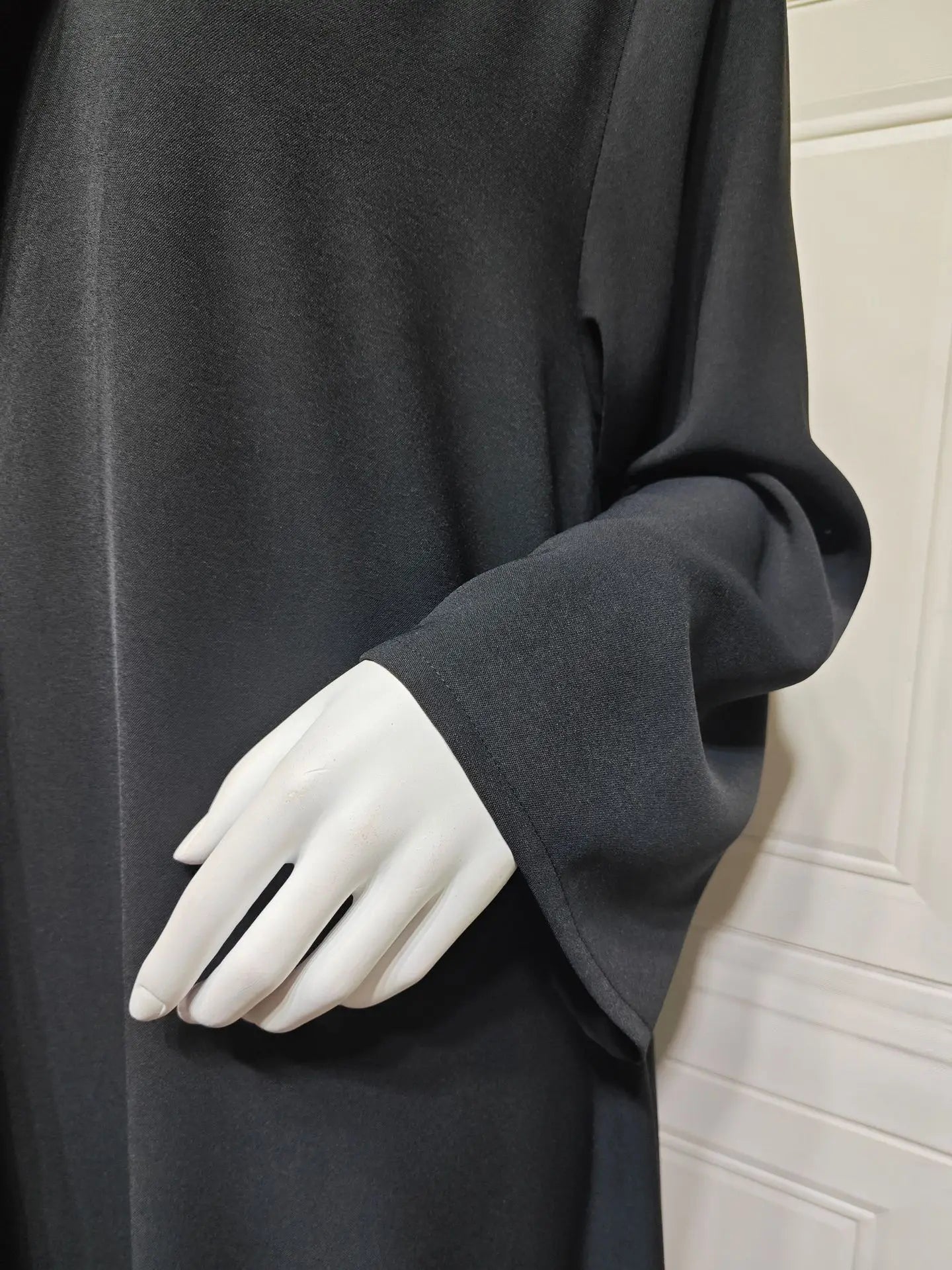 Ramadan Eid Black Open Muslim Dress Kimono Abaya Damen Dubai Luxury Islam Women Clothing Kebaya Kaftan Robe Femme Musulman Gown.