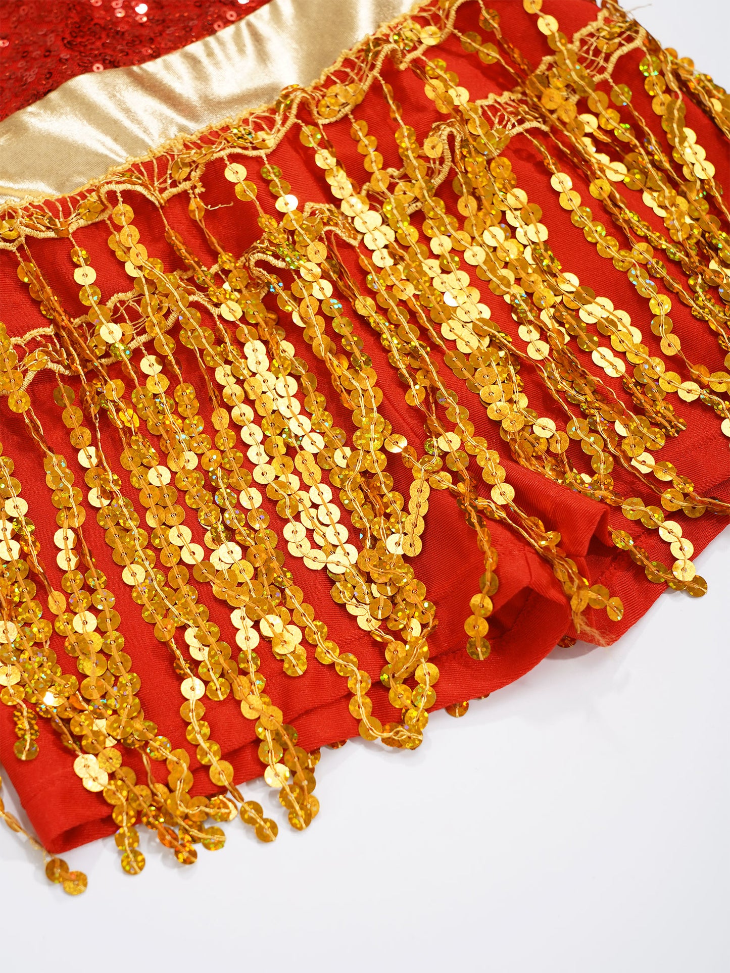 Kinder Mädchen Latin Tanz Kostüm Jazz Samba Cha-Cha Eiskunstlauf Trikot Kleid glänzende Pailletten Quaste Bodysuit für Bühnen performance