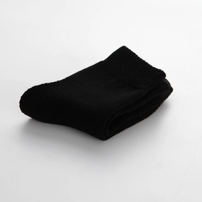 1 Pairs Winter Warm Wool Women Socks  Thicken Plush Solid Color Christmas Against Cold Snow Soft Therma Sleep Sock.