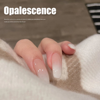 Pudding Milky White Gel Nail Polish, Pure Color UV Gel Polish, For Professionals Starter Nail Art DIY 15ml.