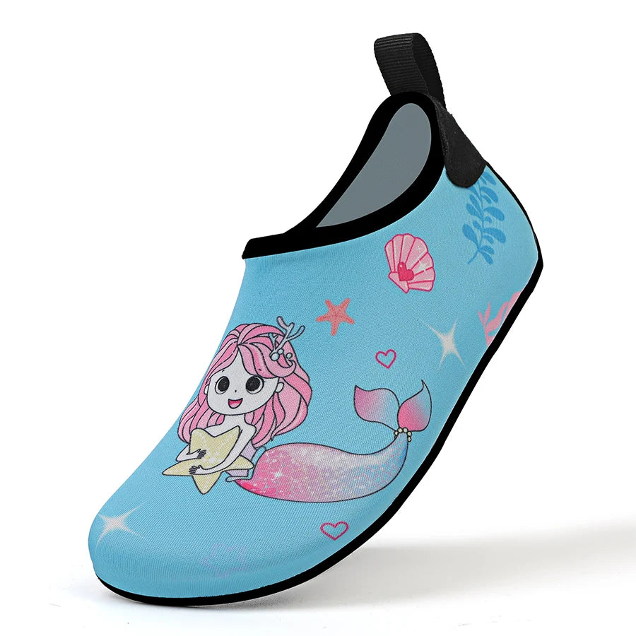 Children Beach Shoes Baby Soft Floor Indoor Slipper Snorkeling Swim Socks Boys And Girls Anti-Slip Home Barefoot Kids Slippers.