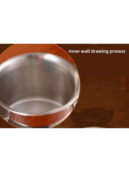 1Set Stainless Steel Coffee Cup Set Double Walled Heat Resistant Mug with Saucer Spoon Drink Tableware Kitchen Cafe Accessories.