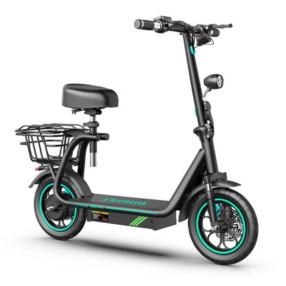 Bogist-M5 Pro Electric Scooter with Storage Basket, Inflatable Wheels, Front Shock Absorber, 500W, 48V, 15Ah, 12 Inch, New Upgra.