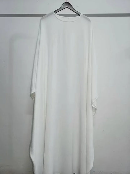 Muslim Women Arabic Dubai Abaya Plus size adjustable Waist Long Dress Modest Kaftan Robe Imitation Linen Femme Islam Clothing.