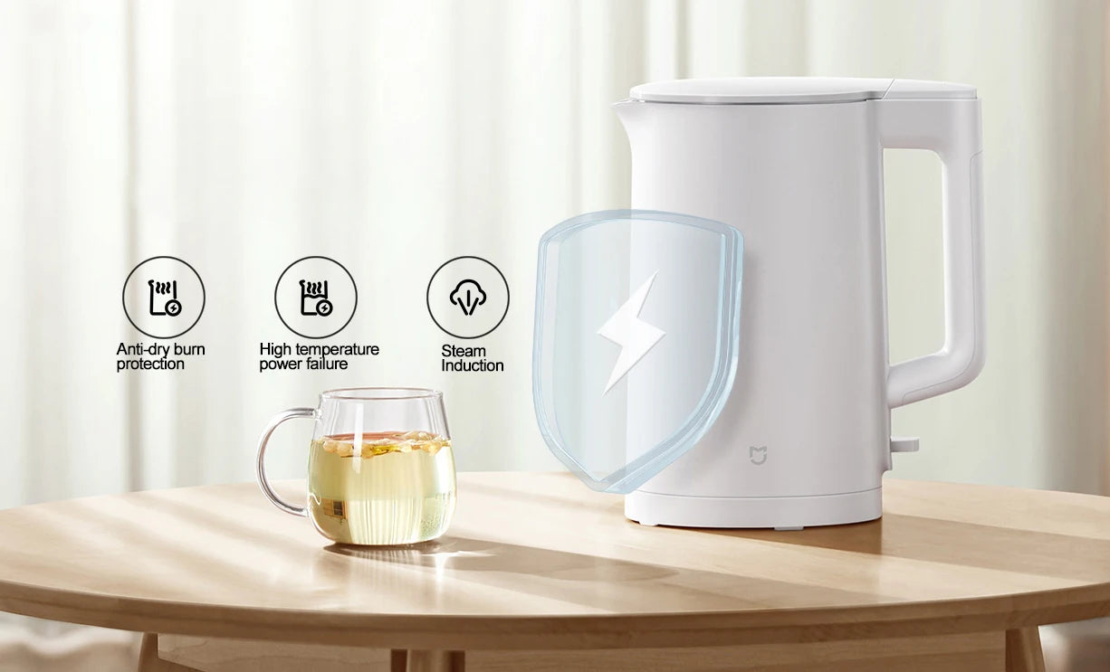 NEW XIAOMI MIJIA Electric Kettle N1 Fast Hot boiling Stainless Water Kettle 220V Smart Electric Kettles 1.5L 1500W Home Coffee.
