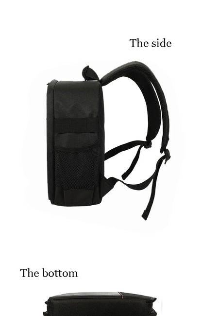 SLR digital camera backpack outdoor large capacity SLR camera bag 15.6-inch laptop backpack can accommodate SLR cameras and mult