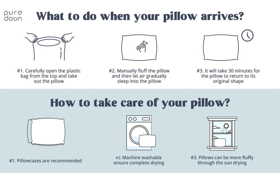 Down Pillow 100% Goose Down Feather Household Down Pillow Three layer down+feather+down pillow  size height can be customized.