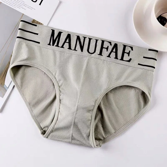 4pcs Mens Sexy Briefs Teenager Sport Underwears Plus Size Fat Men's Underpant Panties Students Breathable Fashion Casual Panties.