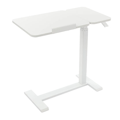 Mobiler Stehschreibtisch mit Tablettplatte, höhenverstellbar, 26–41 Zoll, drehbar, 40 kg belastbar, versteckte Räder für Home-Office-Laptops