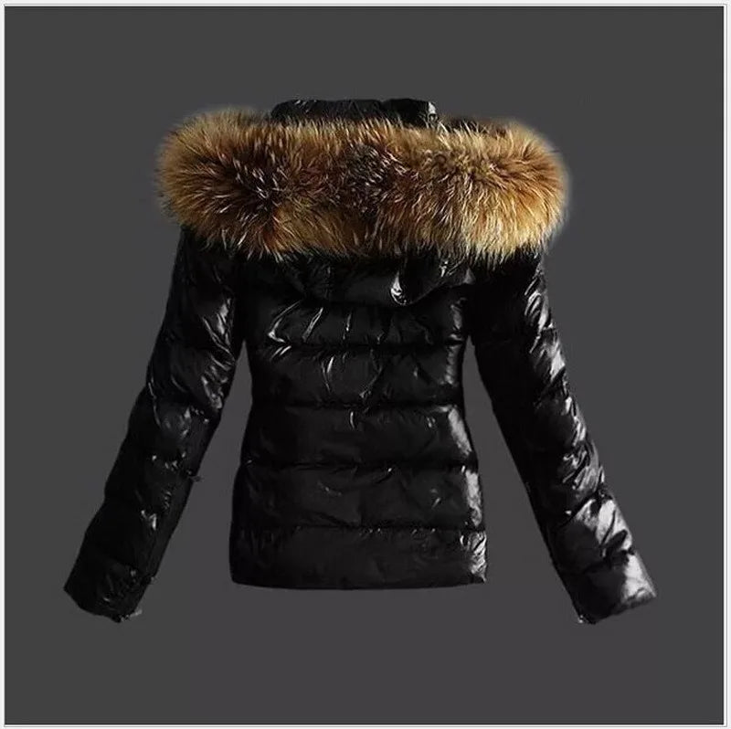 2025, Winter Jacken Frauen Grundlegende Mäntel Mode Faux PU Leder Winter Jacken Frauen Künstliche Pelz Kragen Mantel Weibliche Oberbekleidung.