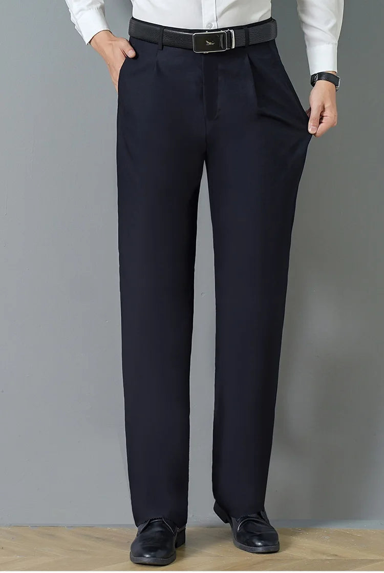 Big Fat Tall Men Clothing Men Dress Pants Extra Long Length Black Trouser Male Slim Plus Large Size Clothes 190cm 120cm 200 Cm.