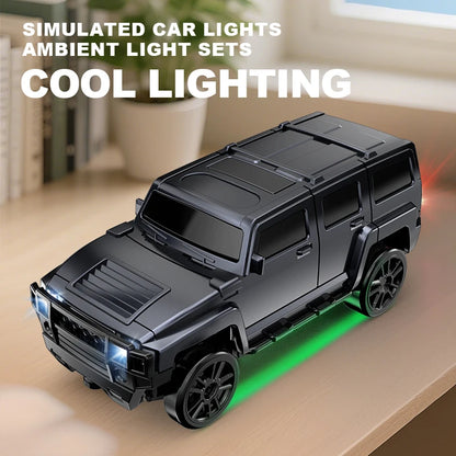 2.4G 4WD 1:64 RC Car High speed Tabletop Remote Control Car Mini Off-Road Climbing Car Mini GTR Racing Desktop Car Children Gift.