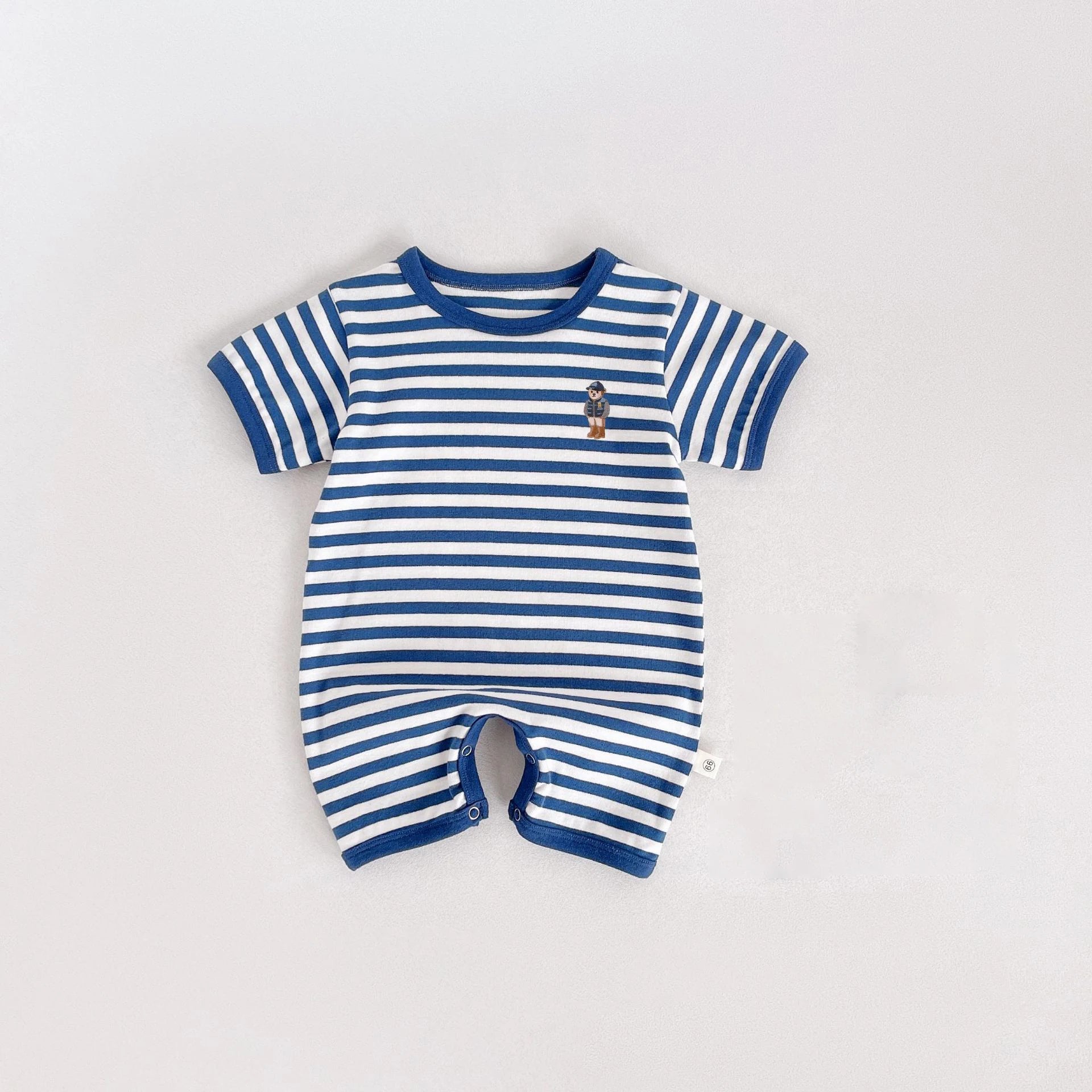 Baby Streifen Body Sommer Neugeborenen Baumwolle Kurzarm Strampler Kleidung Infant Mädchen Jungen Overalls Kinder Einteiliges 0-2 jahre.