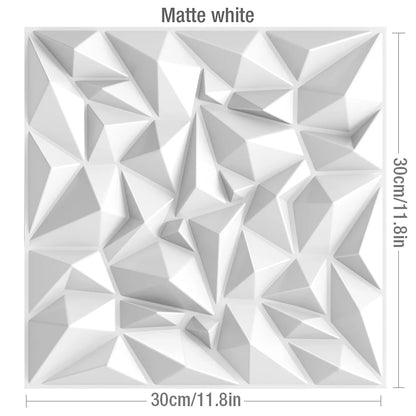 30x30cm wall renovation 3D Stereo Wall Panel Diamond Not self-adhesive tile 3D wall sticker living room Bathroom 3d wall paper