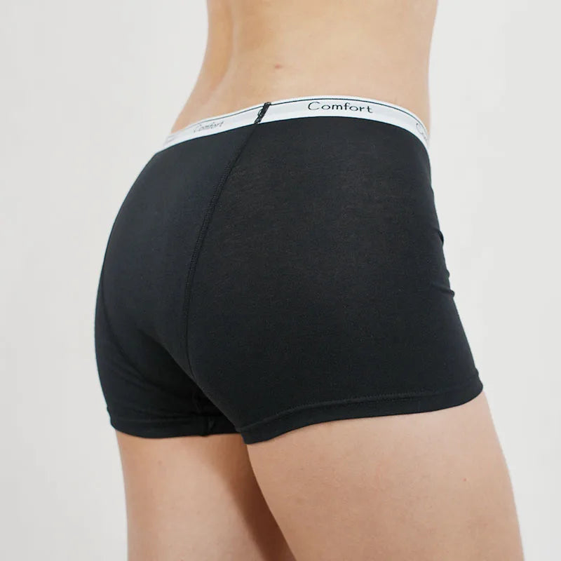 Cotton Menstrual Panties Women Leak Proof Boxer Short Underwear Female Menstruation Period Boyshort Underpants Woman Panty Panti.