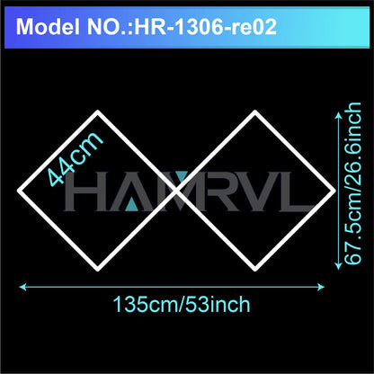 Hexagonal ceiling light BarberShop Car Garage LED Light 6500k LED tube for Gym Bar Hair Salon Library Workshop Auto Body Repair