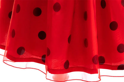 Mädchen Little Beetle Flying Sleeve Cosplay Prinzessin Kleid Geburtstag Halloween Party Kleidung Kinder Marinette Performance Kostüme.