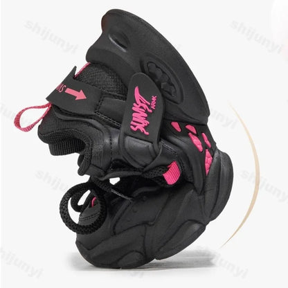 Autumn Girls Sneakers 2025 Fashion New Soft Comfortable Children Casual Shoes Non-slip Thick Soled Outdoor Kids Sports Shoes.