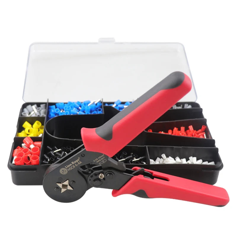 Crimp zange hsc8 6-4a Rohr klemme Crimper Draht Mini Ferrule Crimper Werkzeuge Haushalt Elektro-Kit mit Box