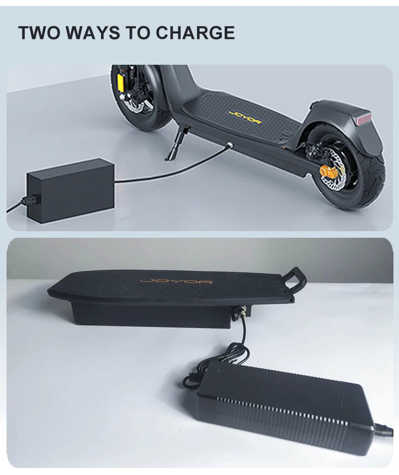 JOYOR C10E(ABE) Certification Electric Scooter  500W Motor Adult E-Scooter 10-inch Pneumatic Tire 48V10.4ah Battery E Scooter.