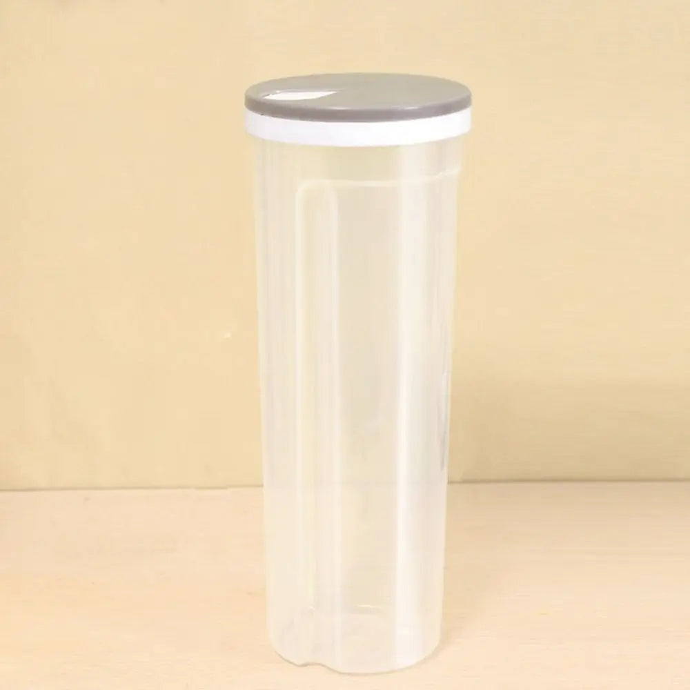Large Capacity Noodle Container Convenient To Use Grain Storage Box Sealed Cans Transparent Moistureproof.