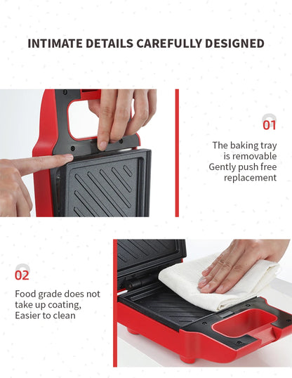 YIDPU Sandwich New 2025 breakfast machine divine tool household bread machine light food machine waffle multifunctional toaster