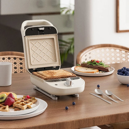 600W Electric Sandwich Maker Waffle Maker Multi-baker Breakfast Machine Toaster Baking Pancake Sandwichera Double Side Heat.