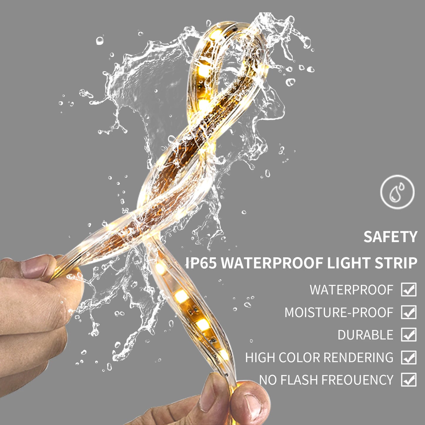 LUVODI 20 x 32 Zoll beleuchteter Bluetooth-Badezimmerspiegel mit Hintergrundbeleuchtung, beleuchteter, dimmbarer Kosmetikspiegel mit Zeitumsanzeige, Antibeschlag