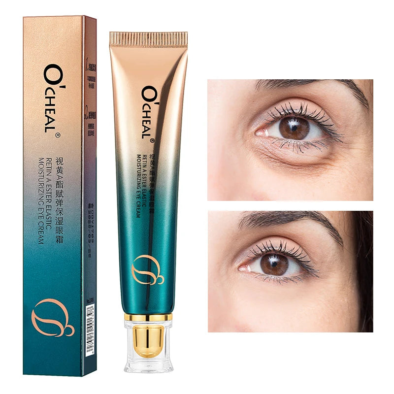 OCHEAL Eye Moisturizing Cream Fades Fine Lines Anti Dark Circles Eye Serum Remove Eye Bag Puffiness Anti-Aging Firmness Eye Care.