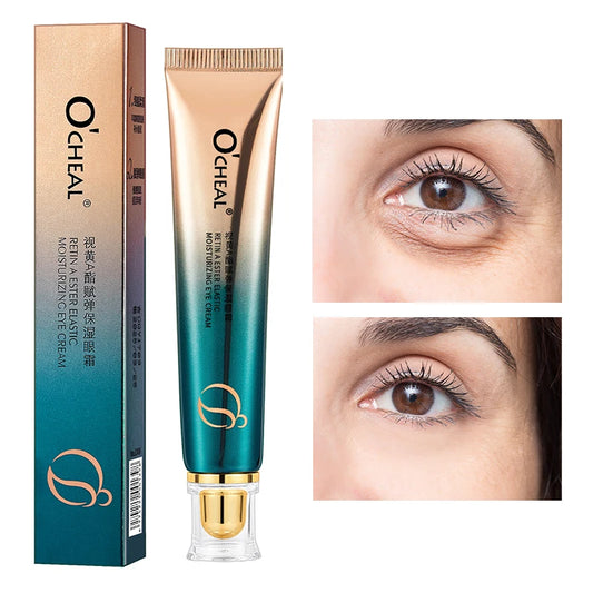 OCHEAL Eye Moisturizing Cream Fades Fine Lines Anti Dark Circles Eye Serum Remove Eye Bag Puffiness Anti-Aging Firmness Eye Care.