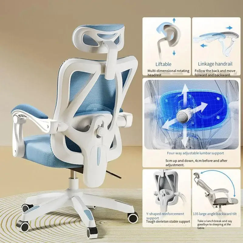 UVR Gaming Computer Stuhl Mesh Atmungsaktive Personal Stuhl Ergonomisches Design Armlehne Stuhl Sitzen Bequem THome Bürostuhl Möbel