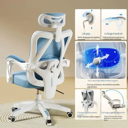 UVR Gaming Computer Stuhl Mesh Atmungsaktive Personal Stuhl Ergonomisches Design Armlehne Stuhl Sitzen Bequem THome Bürostuhl Möbel