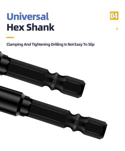 TOOLEYE Kreuz Hex Bohrer Set Für Beton Porzellan Fliesen Glas Metall Multifunktions Bohrer Bits Kit Power Werkzeuge Bohren Bohrer