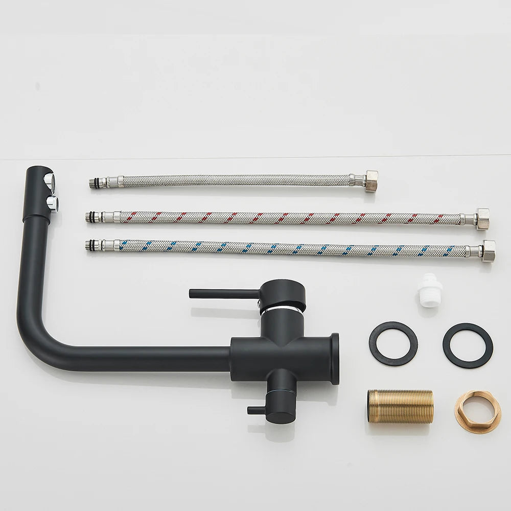 Filtered Kitchen Sink Faucets Drinking Water Filter Kitchen Faucet Sink Tap Hot Cold Water Tap For Kitchen