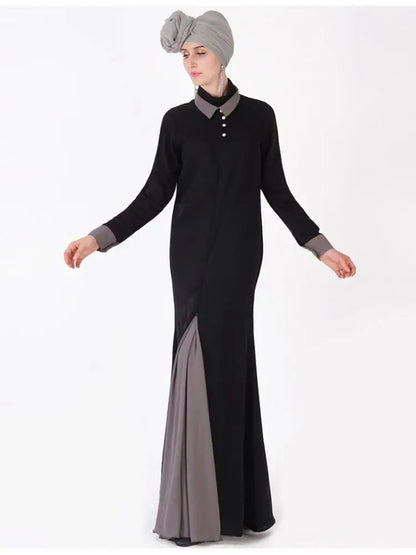 Ramadan Eid Black Abaya Damen Dubai Islam Muslim Women Clothing Modest Dress Kebaya Kaftan Robe Musulmane Caftan Marocain Femme.