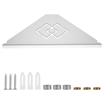 Edelstahl Badezimmer Regal Shampoo Make-up Dusche Lagerung Regal Badezimmer Wand Halterung Ecke Organizer Rack