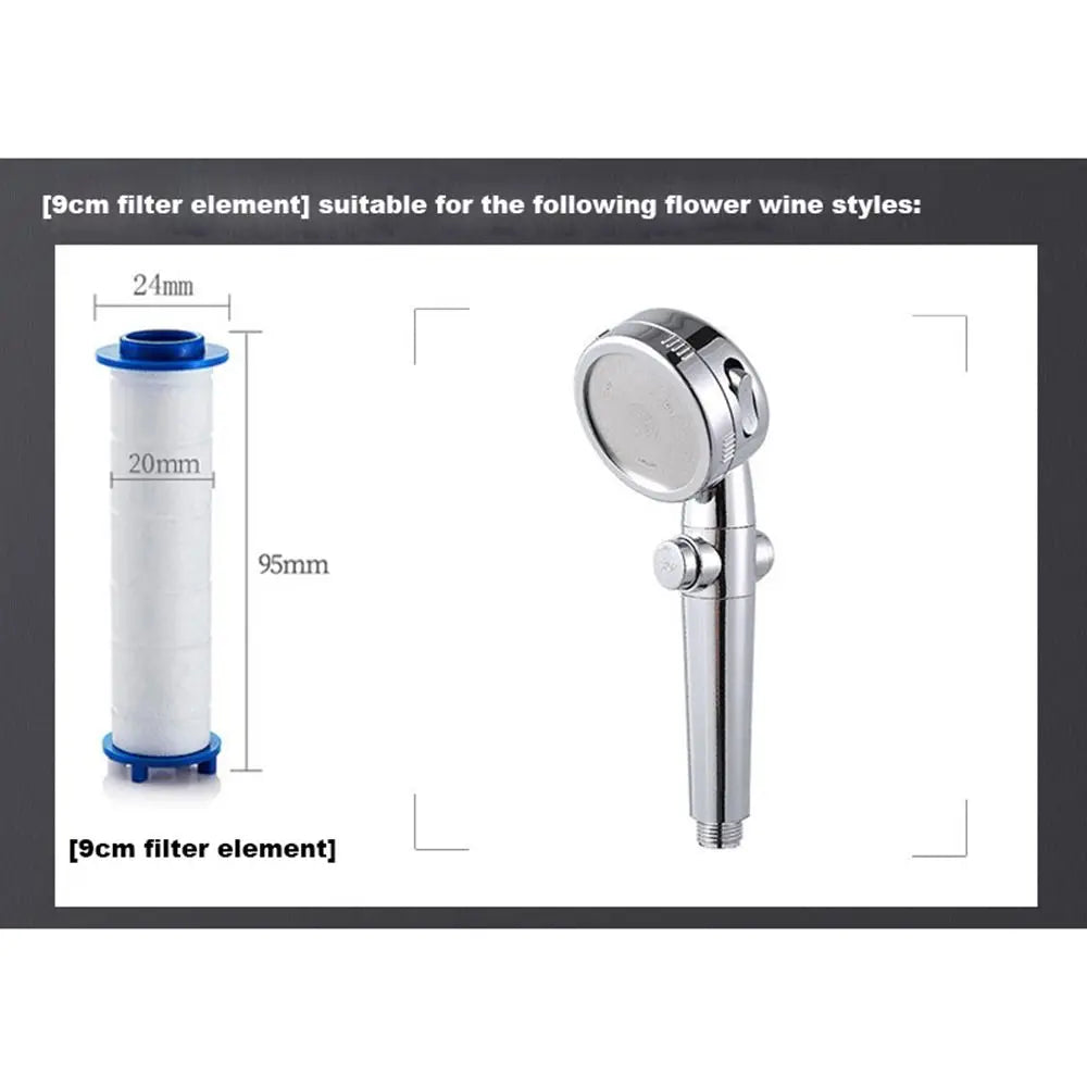 1Pcs Shower Head Replacement PP Cotton Filter Cartridge Water Purification Bathroom Accessory for Most Hand Held Bath Sprayer