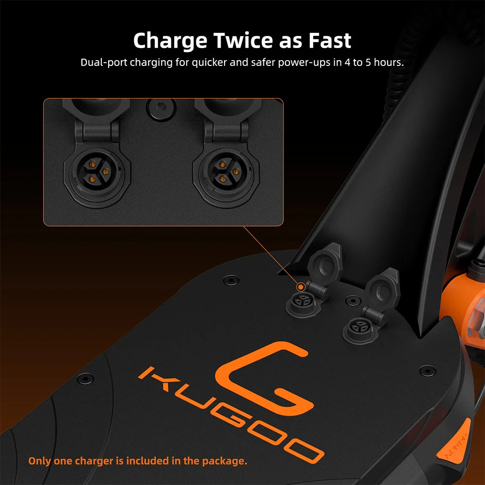 Aumom Electric Scooter, 800W 48V 15.6Ah Battery, 10 inch Tires, 45 km/h Max Speed, 70km Range, Disc Brakes, NFC & Passcode Lock.