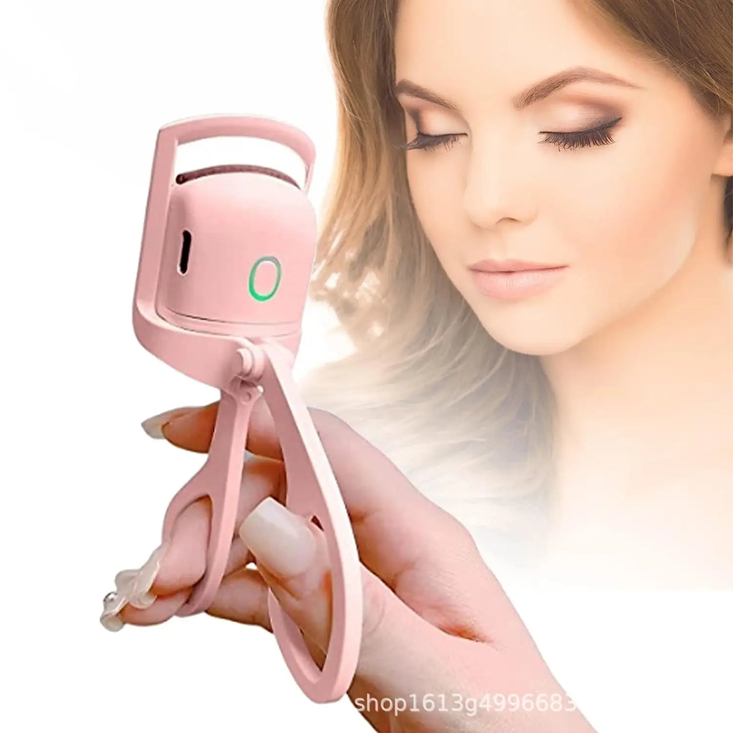 Electric Eyelash Curler USB Rechargeable Quick Heat Portable Fast Forming Long Enduring Curl for Eyes.