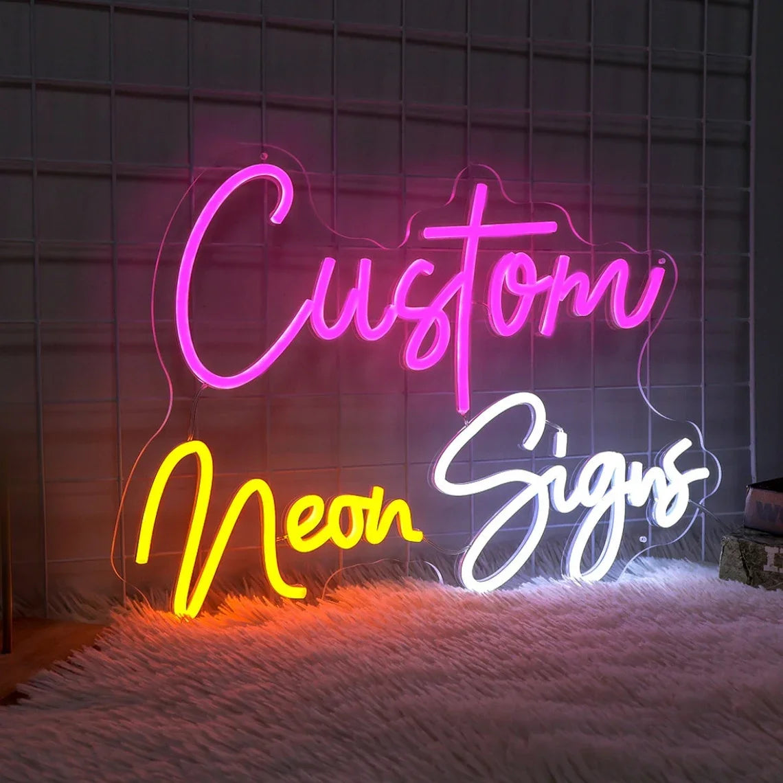 Custom Neon Sign for Wall Decor Led Name Signs Light for Room Wedding Decorations Lamp Business Logo Personalized Birthday Gift.