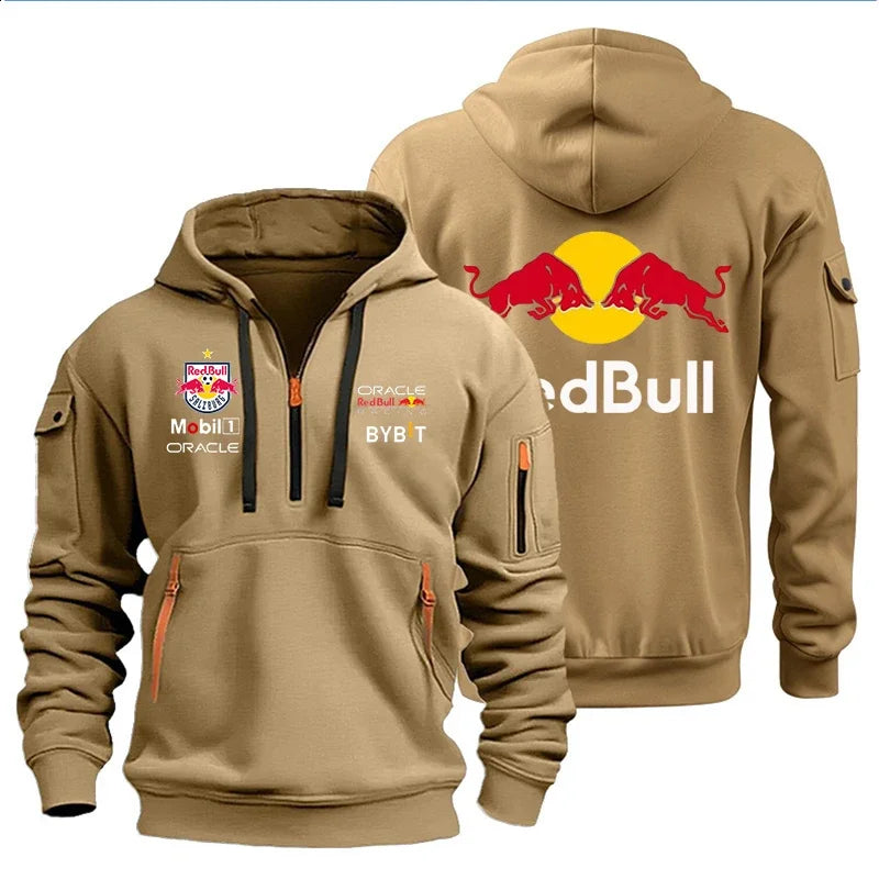 2025 High Quality Red Bull Motorcycle Sports Hoodie Outdoor Sports Bicycle Jacket Men's Sports Coat.