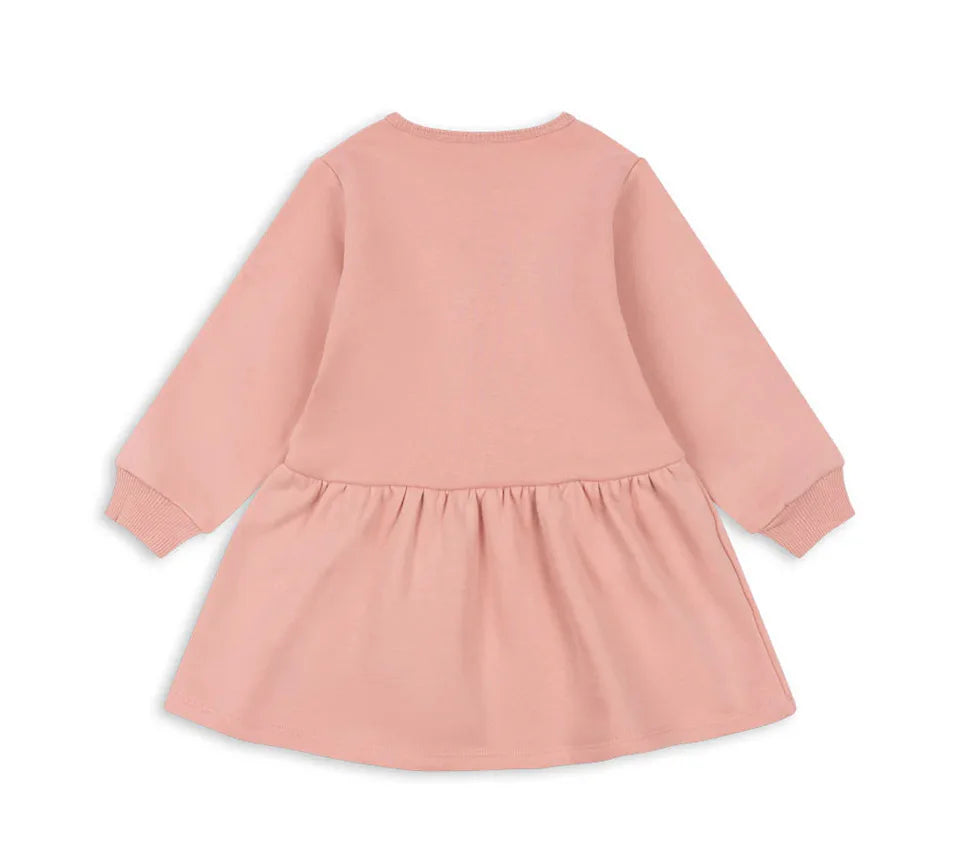 Konges Slojd AW Baby Girls Sweatshirts + Pants 2 Pcs Sets Lambswool Cherry Jackets Kids Clothes Girls Print Dresses Coats 1-9Yrs